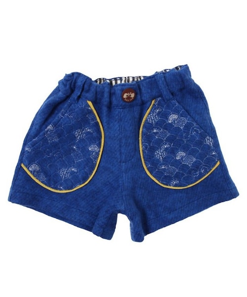 Petit jam（プチジャム）の「【秋おすすめ】森の刺繍ポケットショートパンツ（パンツ・キッズ・ブルー/イエロー・90/100/110/120/130）」の3枚目の写真