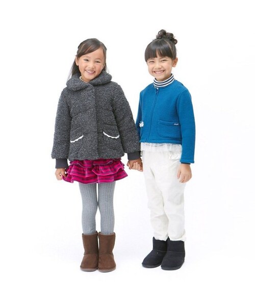 Seraph（セラフ）の「【秋おすすめ】後フリルコーデュロイ長パンツ（パンツ・キッズ・ブルー/キャメル/キナリ・80/90/95/100/110/120/130/140）」の13枚目の写真