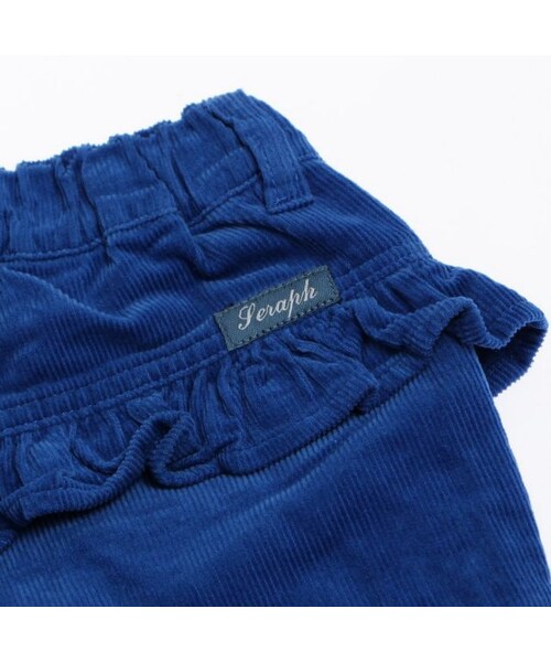 Seraph（セラフ）の「【秋おすすめ】後フリルコーデュロイ長パンツ（パンツ・キッズ・ブルー/キャメル/キナリ・80/90/95/100/110/120/130/140）」の10枚目の写真