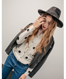 PAZZO | 復古水波點點針織外套(ジャケット/アウター)