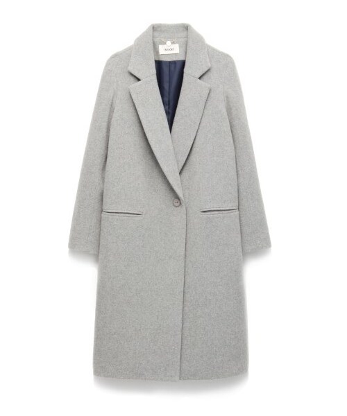 SNIDEL(スナイデル)の「チェスターコート(ウールコート・レディース・PNK/GRY/CHECK・0/1)」の2枚目の写真