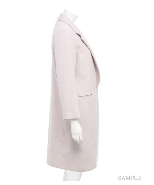 SNIDEL(スナイデル)の「チェスターコート(ウールコート・レディース・PNK/GRY/CHECK・0/1)」の6枚目の写真