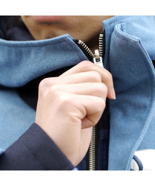 NIRAME.CO(ニラメッコ)の「ジャングルジムだっふる。 デニム ドット(ダッフルコート・メンズ・その他)」の11枚目の写真