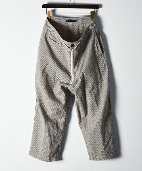 Johnbull Private labo（ジョンブルプライベートラボ）の「ワイドイージーパンツ（デニムパンツ・メンズ・ホワイト系その他/インディゴブルー・SMALL/MEDIUM/LARGE）」の2枚目の写真