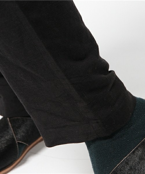 Johnbull Private labo（ジョンブルプライベートラボ）の「リネンジャンプスーツ（つなぎ/オールインワン・レディース・ブラウン系その他/ブラック・MEDIUM）」の11枚目の写真