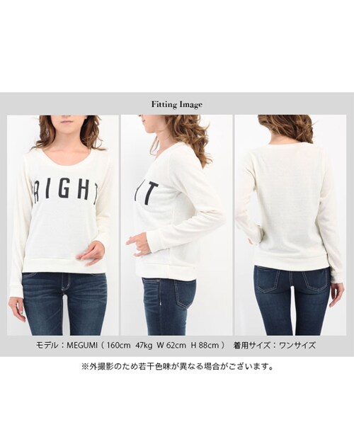 BLAIR by MOERY（ブレア）の「ロゴニットソー（ニット/セーター・レディース・グレー/ホワイト/ブルー/ブラック・FREE）」の14枚目の写真