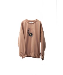 POURTON DE MOI | BOMBER TOP BEIGE(ニット/セーター)