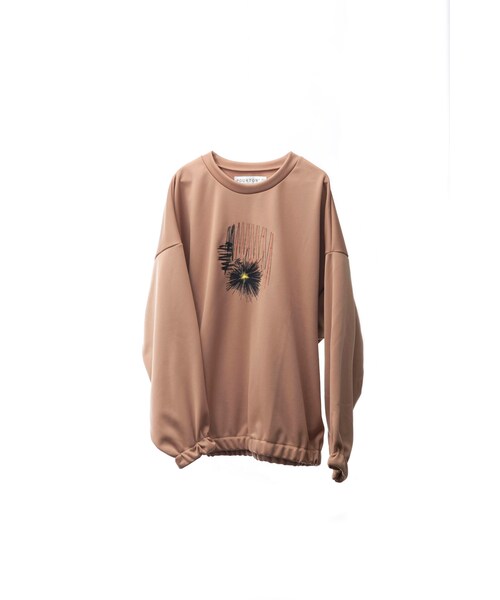 POURTON DE MOI(ポアトアデモア)の「BOMBER TOP BEIGE(ニット/セーター・レディース・BEIGE・1/2)」の1枚目の写真