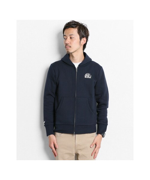 URBAN RESEARCH Sonny Label（アーバンリサーチサニーレーベル）の「刺繍ZIPパーカー（トップス・メンズ・杢グレー/ネイビー/ブラック・M/L）」の10枚目の写真