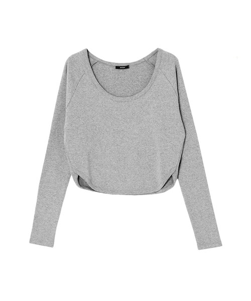 EMODA(エモダ)の「DECOLLETE CURVEロンT(トップス・レディース・ホワイト/グレー/ブラック・S/M)」の3枚目の写真