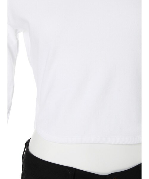 EMODA(エモダ)の「DECOLLETE CURVEロンT(トップス・レディース・ホワイト/グレー/ブラック・S/M)」の9枚目の写真