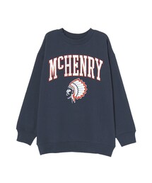 金土発送不可Ungrid★新品未開封★ McHENRYプリントスウェット グレー Ungrid（アングリッド）の「McHENRYプリントスウェット（）」 - WEAR