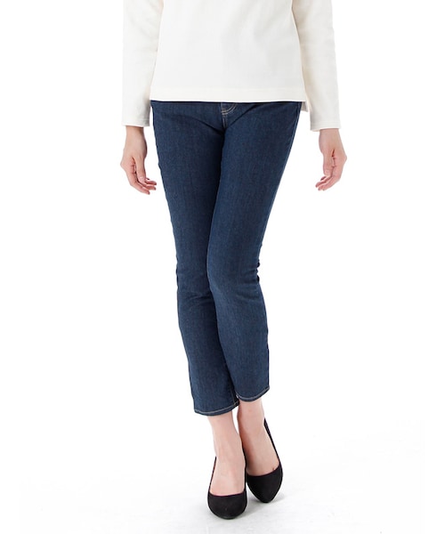 Honeys（ハニーズ）の「デニムスキニー６７丈（パンツ・スキニー・レディース・ワンウォッシュ/ネイビー・ＳＳ/Ｓ/Ｍ/Ｌ/ＬＬ）」の2枚目の写真