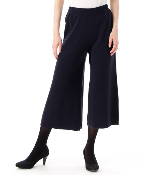 Honeys（ハニーズ）の「ガウチョパンツ（パンツ・スキニー・レディース・クロ/コン/杢グレー・Ｍ/Ｌ）」の3枚目の写真