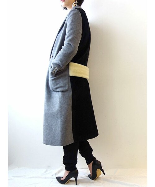 made in HEAVEN(メイドインヘブン)の「made in HEAVEN Bird coat(その他アウター・レディース・グレー・0)」の1枚目の写真