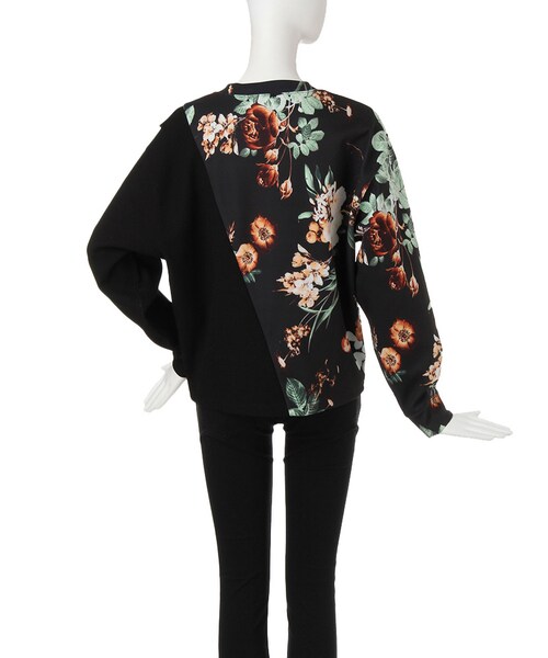 EMODA（エモダ）の「DRAW FLOWER DOCKINGトップス（トップス・レディース・オレンジ/ブルー・S/M）」の5枚目の写真