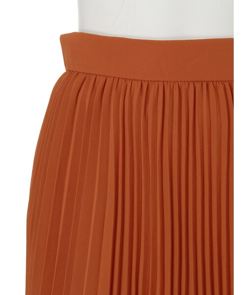 LAGUNAMOON（ラグナムーン）の「シアープリーツミモレスカート（スカート・レディース・ホワイト/ブラック/ダークオレンジ・S/M）」の7枚目の写真