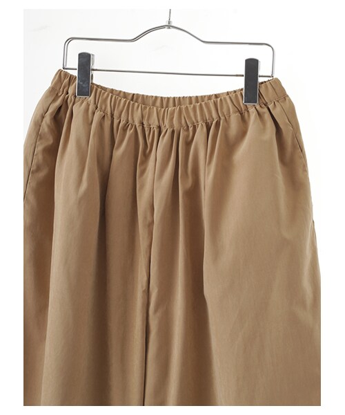 Green　Parks（グリーンパークス）の「・ピーチキモウガウチョパンツ（パンツ・ダークグレー/キャメル/カーキ・F）」の6枚目の写真