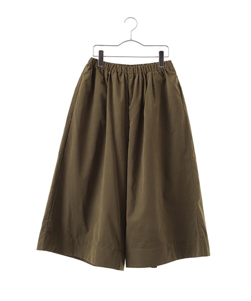 Green　Parks（グリーンパークス）の「・ピーチキモウガウチョパンツ（パンツ・ダークグレー/キャメル/カーキ・F）」の3枚目の写真