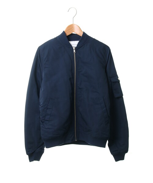 SEVENDAYS=SUNDAY(セブンデイズサンデイ)の「【Special Price】・ポリエステルグログラン MA-1(ジャケット/アウター・ブラック/カーキ/ネイビー・M/L)」の3枚目の写真