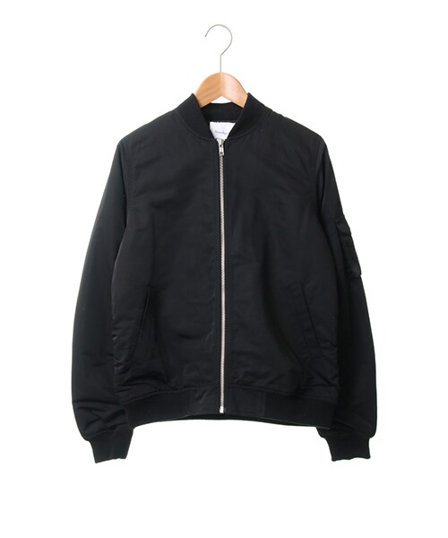 SEVENDAYS=SUNDAY(セブンデイズサンデイ)の「【Special Price】・ポリエステルグログラン MA-1(ジャケット/アウター・ブラック/カーキ/ネイビー・M/L)」の1枚目の写真