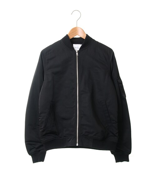 SEVENDAYS=SUNDAY(セブンデイズサンデイ)の「【Special Price】・ポリエステルグログラン MA-1(ジャケット/アウター・ブラック/カーキ/ネイビー・M/L)」の4枚目の写真
