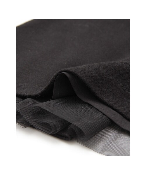 URBAN RESEARCH（アーバンリサーチ）の「ポケット付きBACKチュールプルオーバー（トップス・レディース・OFF/BLACK/DARK GREEN・FREE）」の22枚目の写真