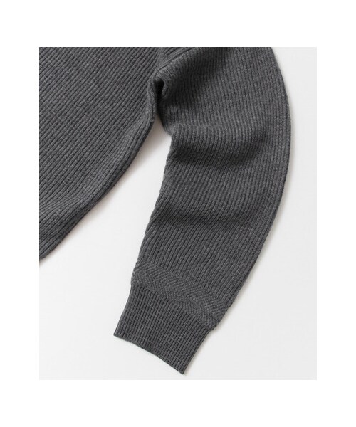 URBAN RESEARCH（アーバンリサーチ）の「ウール両畦ボトルネック（トップス・メンズ・WHITE/CHARCOAL.H/BLACK・M/L）」の5枚目の写真