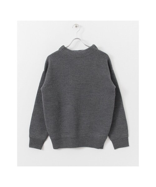 URBAN RESEARCH（アーバンリサーチ）の「ウール両畦ボトルネック（トップス・メンズ・WHITE/CHARCOAL.H/BLACK・M/L）」の3枚目の写真