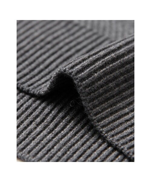 URBAN RESEARCH（アーバンリサーチ）の「ウール両畦ボトルネック（トップス・メンズ・WHITE/CHARCOAL.H/BLACK・M/L）」の7枚目の写真