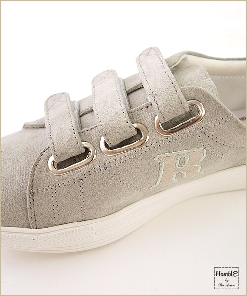 paravion（パラビオン）の「LRベルクロスニーカー（シューズ・レディース・ホワイト/ブラック/グレー(Mのみ在庫あり)・M/L）」の10枚目の写真