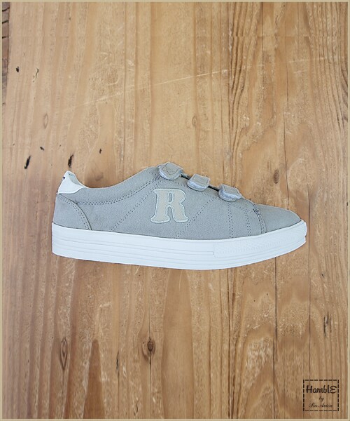 paravion（パラビオン）の「LRベルクロスニーカー（シューズ・レディース・ホワイト/ブラック/グレー(Mのみ在庫あり)・M/L）」の5枚目の写真