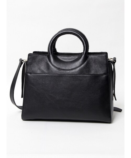 interstaple（インターステイプル）の「【春展示会新作先行予約】Noelle/リングハンドルボストン【予約】（ボストンバッグ・レディース・BLK/KAKI/WHT・F）」の5枚目の写真