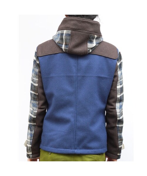 NIRAME.CO（ニラメッコ）の「【残り1枚】スムージーだっふる。　ウールチェック（ダッフルコート・メンズ・その他）」の2枚目の写真