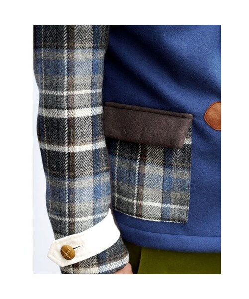 NIRAME.CO（ニラメッコ）の「【残り1枚】スムージーだっふる。　ウールチェック（ダッフルコート・メンズ・その他）」の8枚目の写真