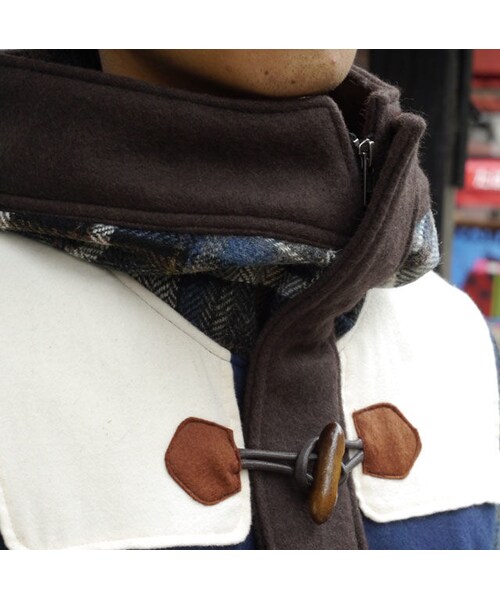 NIRAME.CO（ニラメッコ）の「【残り1枚】スムージーだっふる。　ウールチェック（ダッフルコート・メンズ・その他）」の7枚目の写真