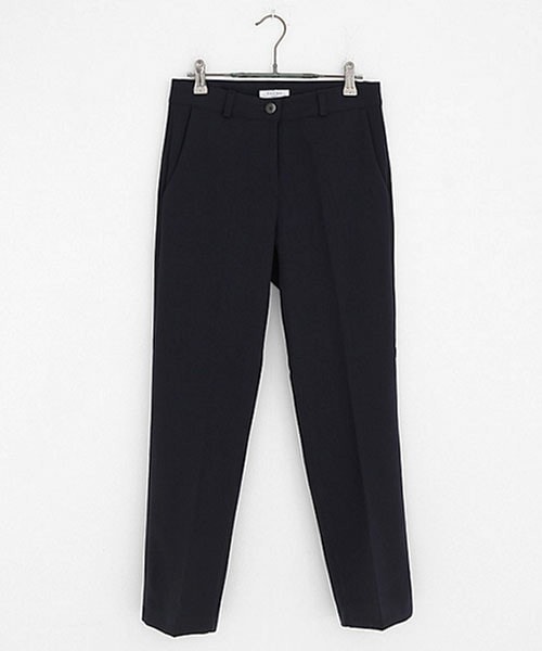 DHOLIC（ディーホリック）の「裏起毛クロップドスラックスパンツ（スラックス・レディース・グレー/ネイビー/ブラック・S/M/L）」の3枚目の写真