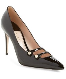 パンプス GUCCI PUMPS グッチ パンプス・スリングバック ロッソアンコーラ・深い赤