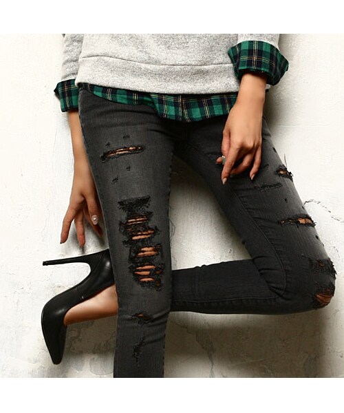 BLAIR by MOERY（ブレア）の「ベーシックチェックシャツ（シャツ/ブラウス・レディース・レッド/グリーン・FREE）」の6枚目の写真