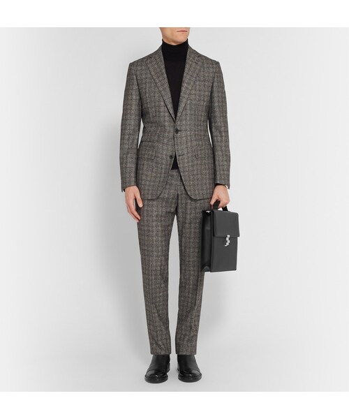 Junghans（ユンハンス）の「Junghans Max Bill Chronograph Stainless Steel and Leather Watch（アナログ腕時計・メンズ・Black・One Size）」の3枚目の写真