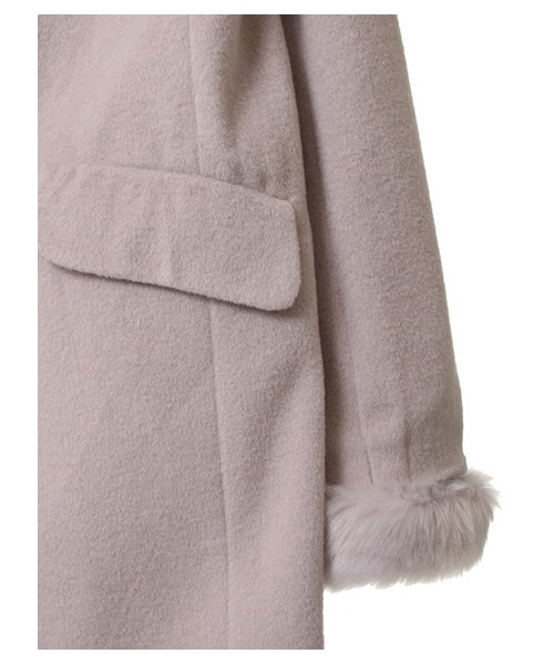 earth music&ecology（アースミュージックアンドエコロジー）の「4Wayコート（ジャケット/アウター・アイボリー/杢ライトグレー/ラベンダー/ピンクベージュ・S/M）」の8枚目の写真