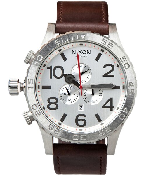 NIXON（ニクソン）の「Nixon The 51-30 Chrono Leather（アナログ腕時計）」 - WEAR