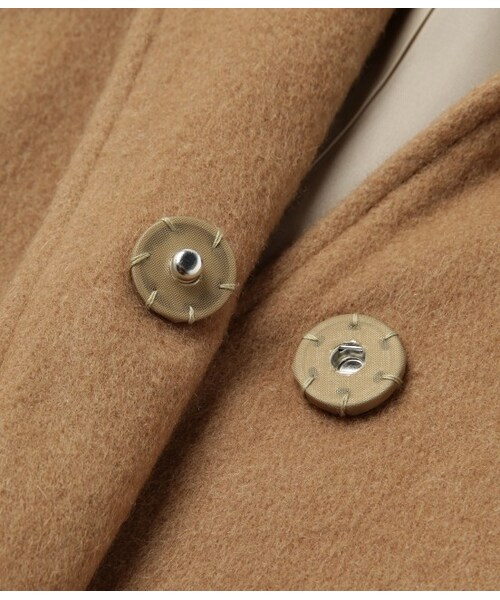 ADAM ET ROPE'（アダムエロペ）の「チェスターフードコート（ジャケット/アウター・レディース・ブラック/ライトグレー/キャメル・38）」の12枚目の写真