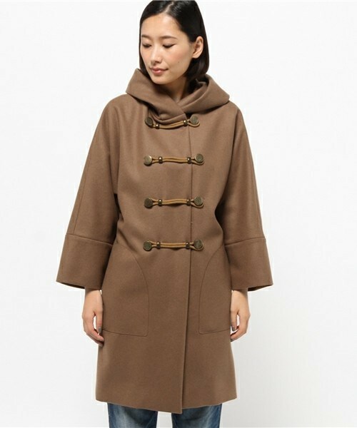 Kemit（ケミット）の「Kemit コート 丸ボタンコクーンダッフル