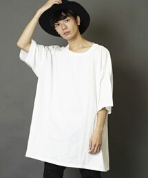 unrelaxing | スーパーオーバーサイズビッグTシャツ ビッグシルエットドロップショルダーTシャツUR-320(Tシャツ/カットソー)