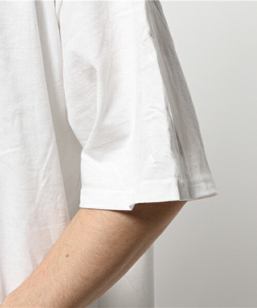 unrelaxing（アンリラクシング）の「スーパーオーバーサイズビッグTシャツ ビッグシルエットドロップショルダーTシャツUR-320（Tシャツ/カットソー・メンズ・ホワイト・FREE）」の2枚目の写真
