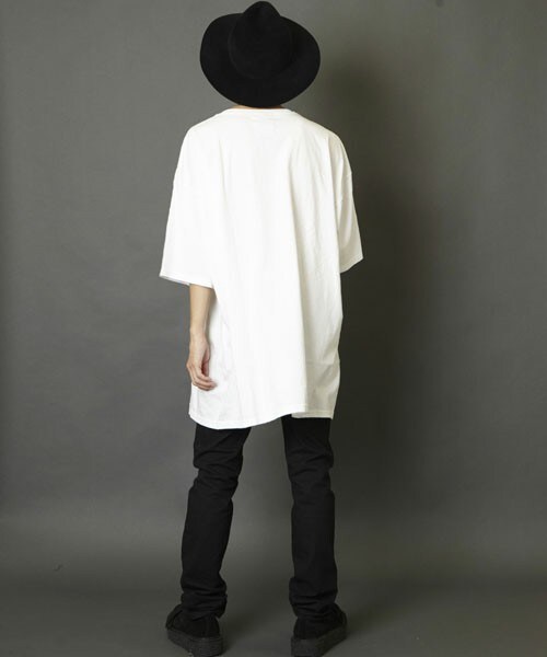unrelaxing（アンリラクシング）の「スーパーオーバーサイズビッグTシャツ ビッグシルエットドロップショルダーTシャツUR-320（Tシャツ/カットソー・メンズ・ホワイト・FREE）」の18枚目の写真