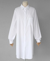 DHOLIC | ラウンドヘムオーバーサイズロングシャツ(シャツ/ブラウス)