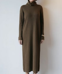 DHOLIC | ハイネックリブニットワンピース(ワンピース)