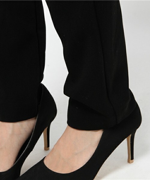 REKISAMI(レキサミ)の「REKISAMI シースルーオールインワン(つなぎ/オールインワン・レディース・ブラック・1/2)」の8枚目の写真